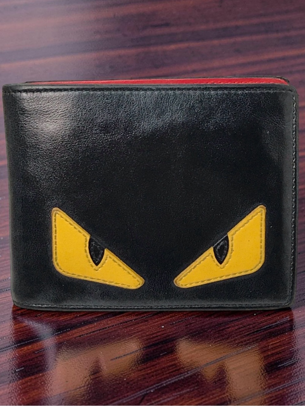 FENDI Monster Leather Bifold Wallet 😍♥️